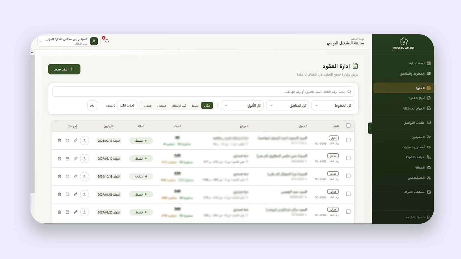 بستان أماري: تحويل تشغيل 6,000+ عقد إلى منظومة إدارة واضحة - 2